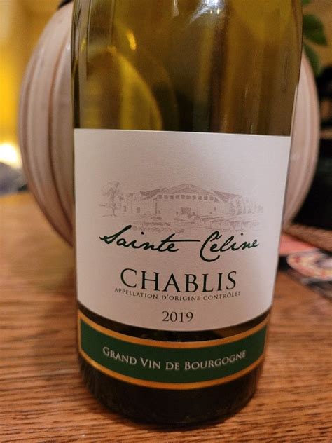 Sainte Céline 2019 Chablis Rating and Review 